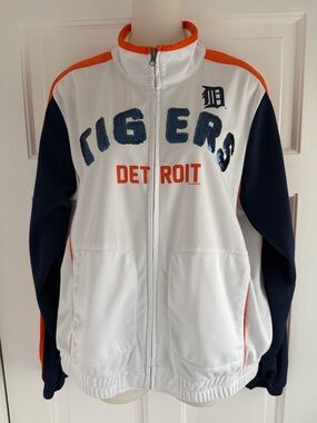 G-III by CARL BANKS Detroit Tigers Sequin Full-Zip Jacket - Large